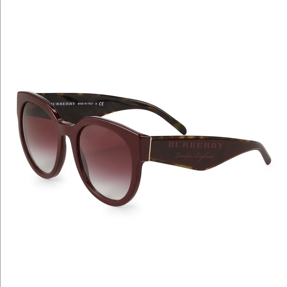 Burberry 54MM semi cat eye sunglasses
